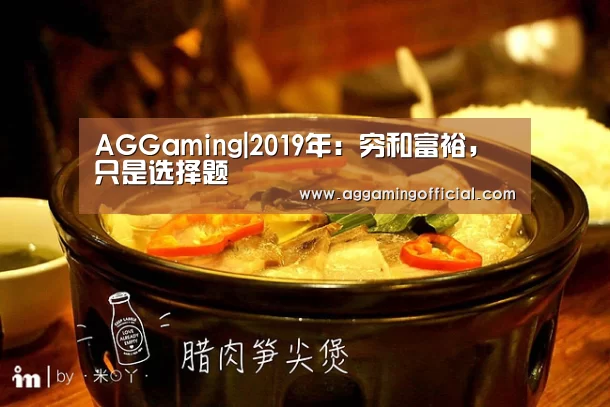 AGGaming|2019年：穷和富裕，只是选择题(图1)